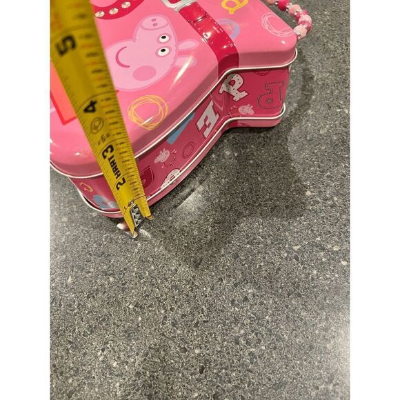 Vintage 2003 Pepa Pig mini Tin Box w/Handle Purse - Picture 10 of 12